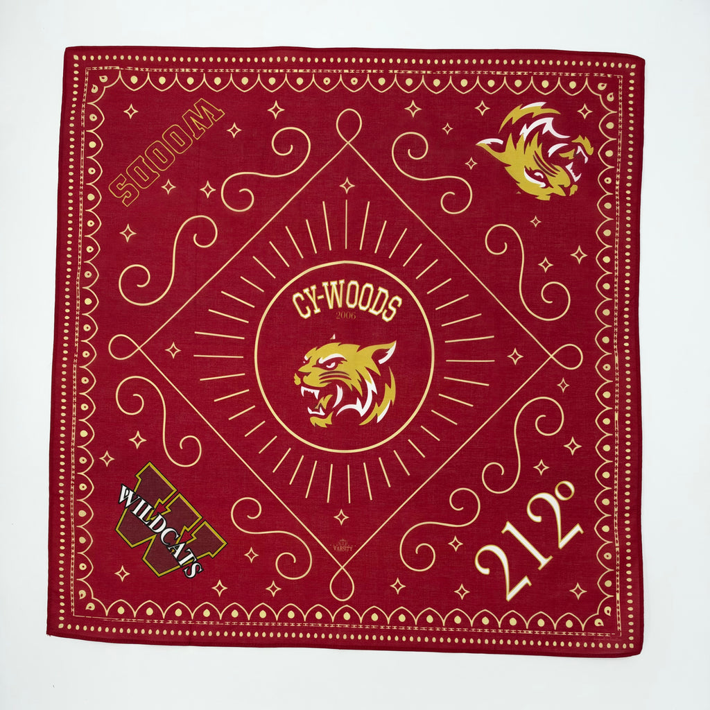 Cy-Woods High School Cotton Bandana