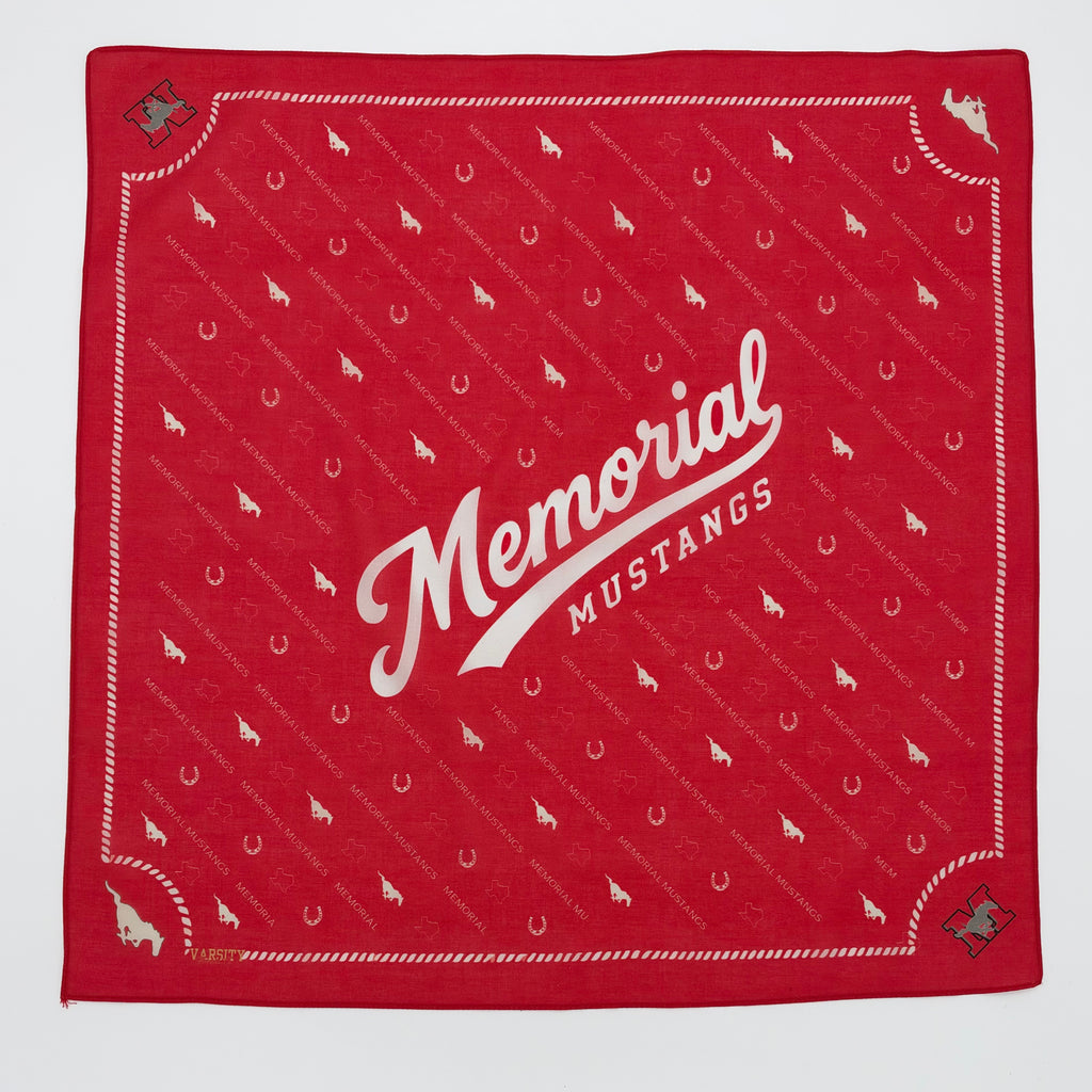 Memorial High School Cotton Bandana v2