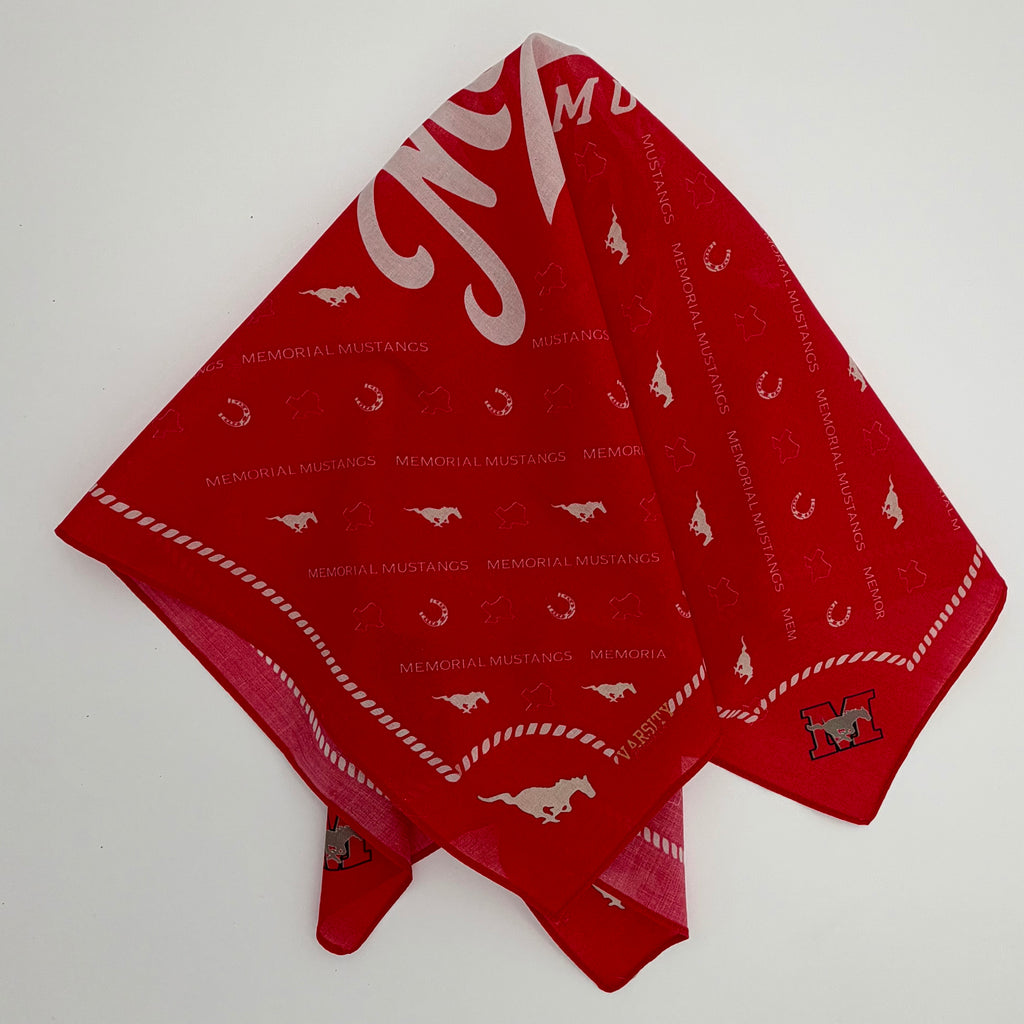 Memorial High School Cotton Bandana v2