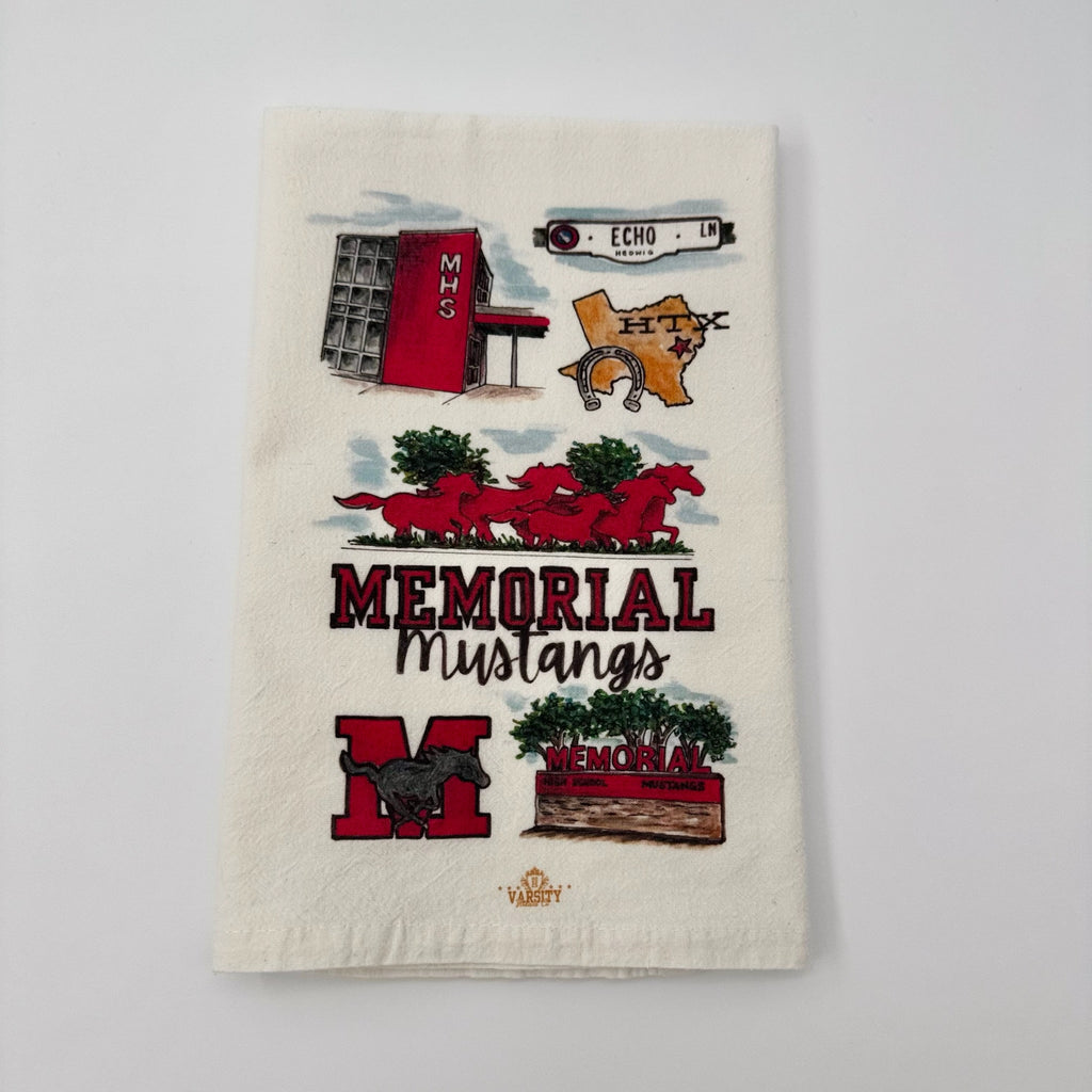 Memorial High School Heritage Tea Towel