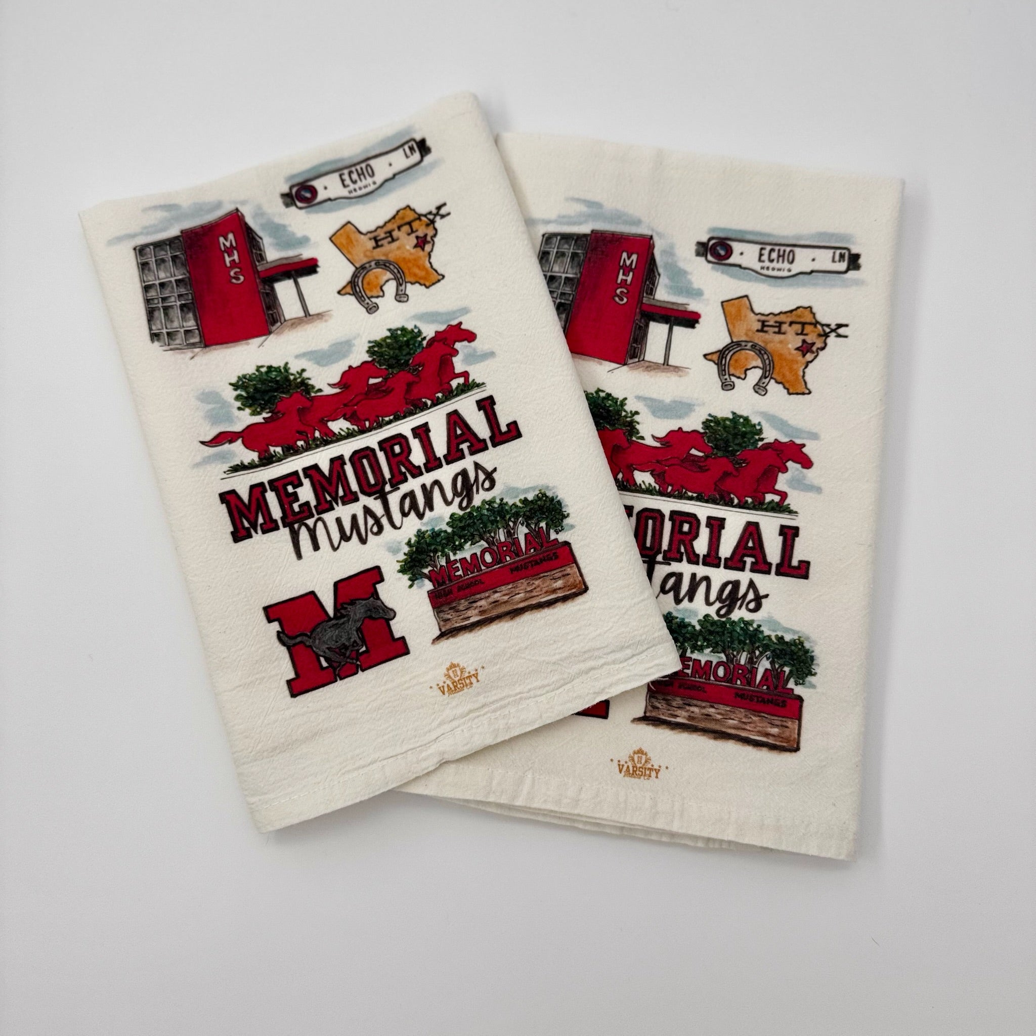 Memorial High School Heritage Tea Towel